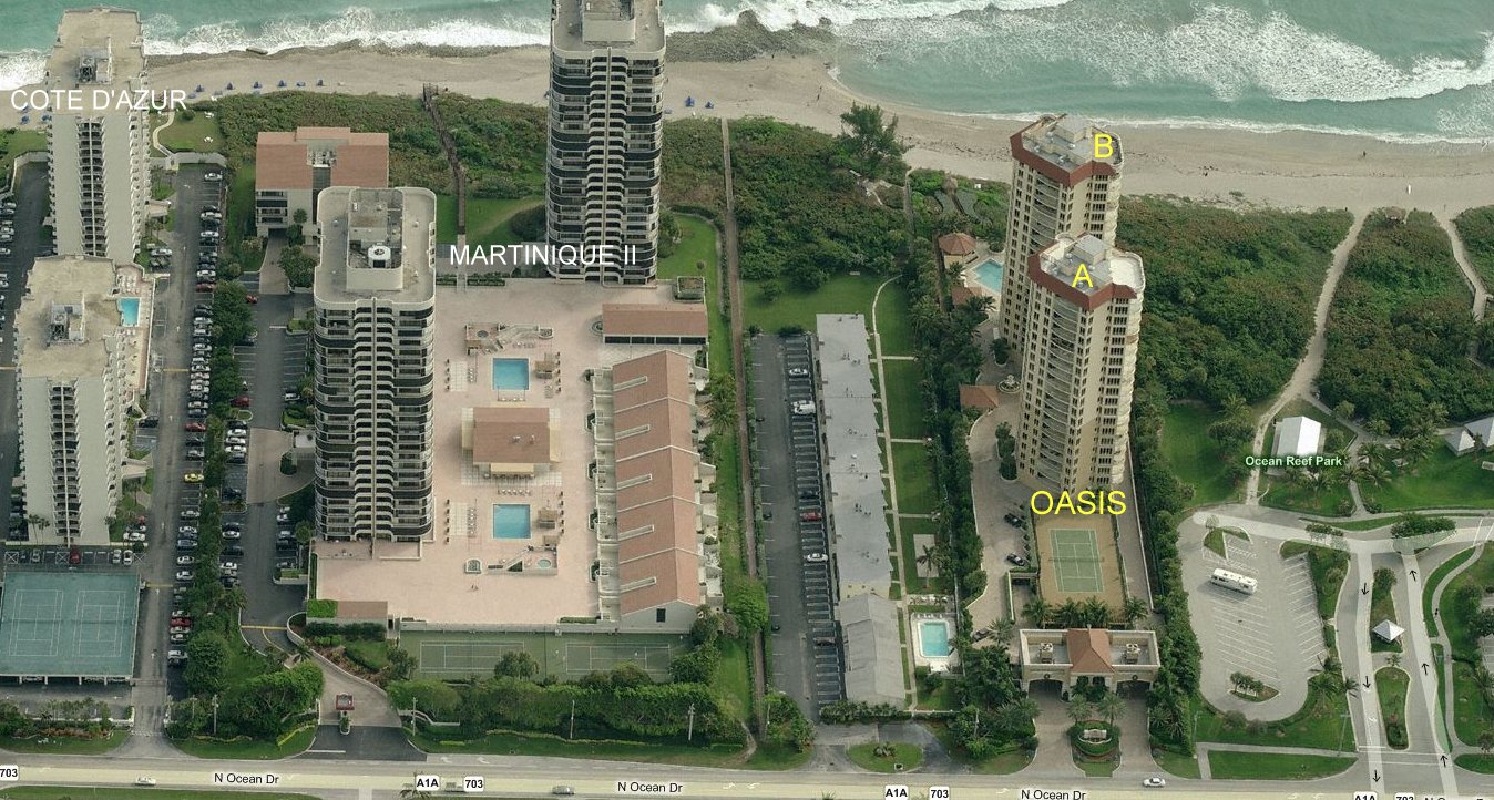 Aerial photo of Oasis