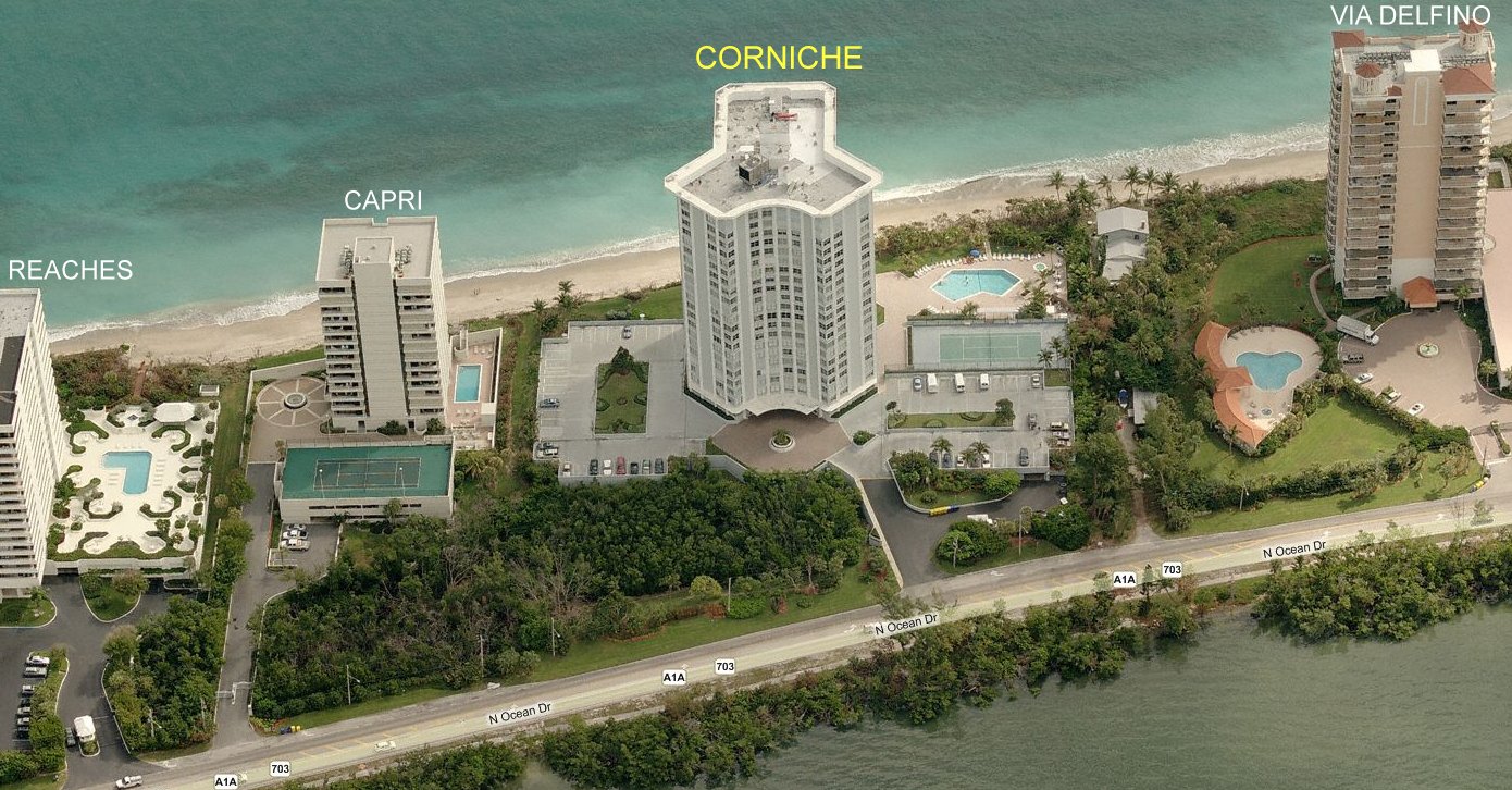 Aerial photo of Corniche