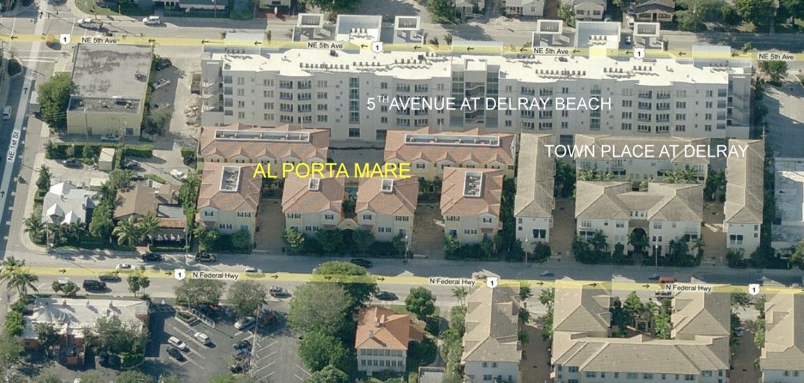 Aerial photo of Porta Mare