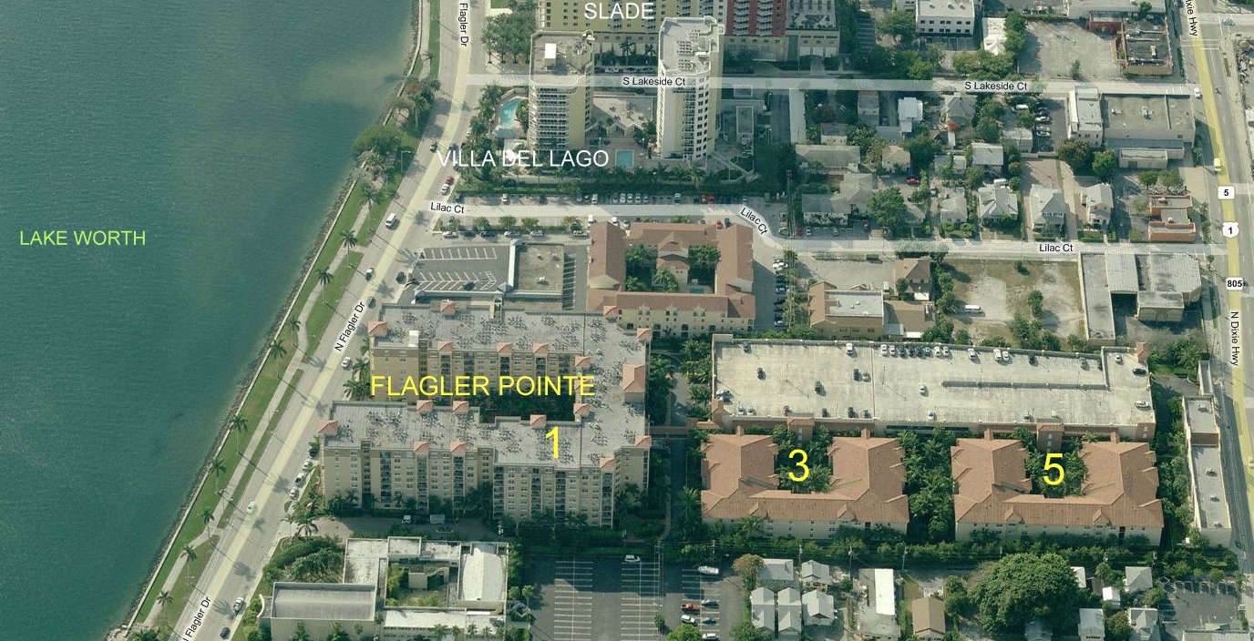 Aerial photo of Flagler Pointe