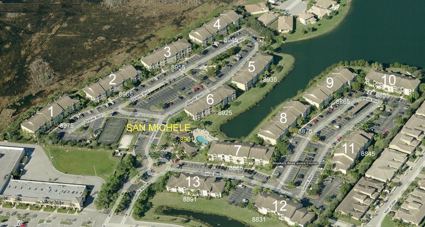 Aerial photo of San Michele