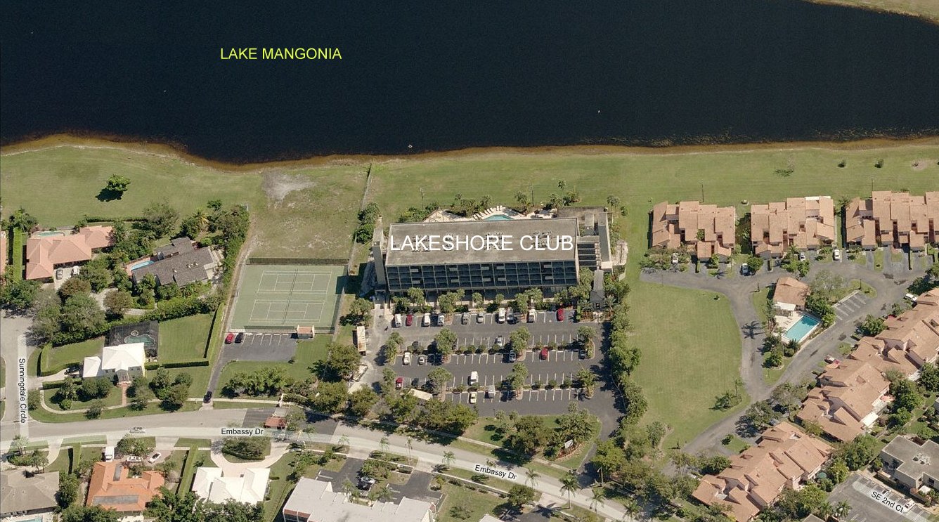 Aerial photo of Lakeshore Club