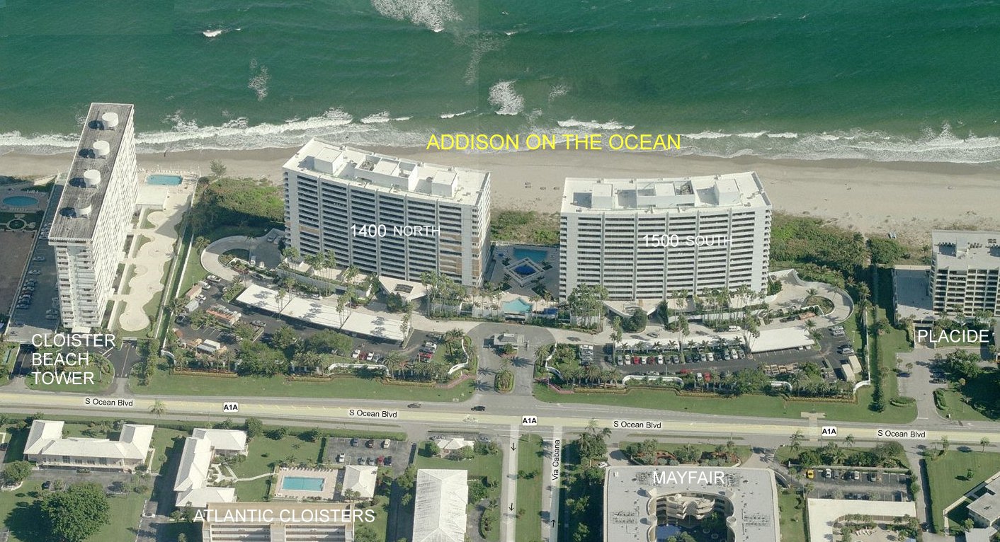 Aerial photo of Addison on the Ocean (North & South)