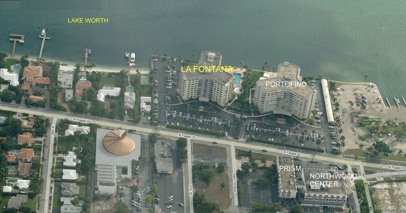 Aerial photo of La Fontana