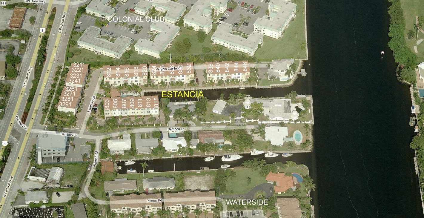 Aerial photo of Estancia