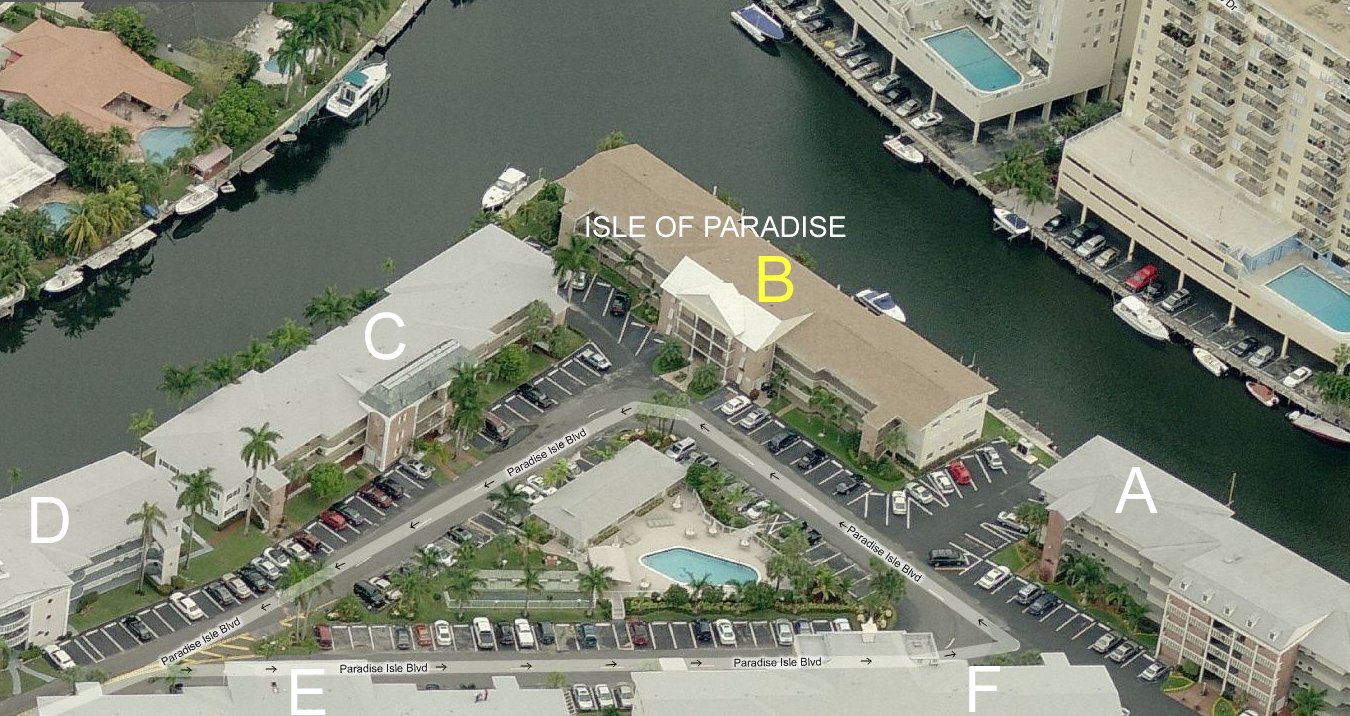 Aerial photo of Isle of Paradise B