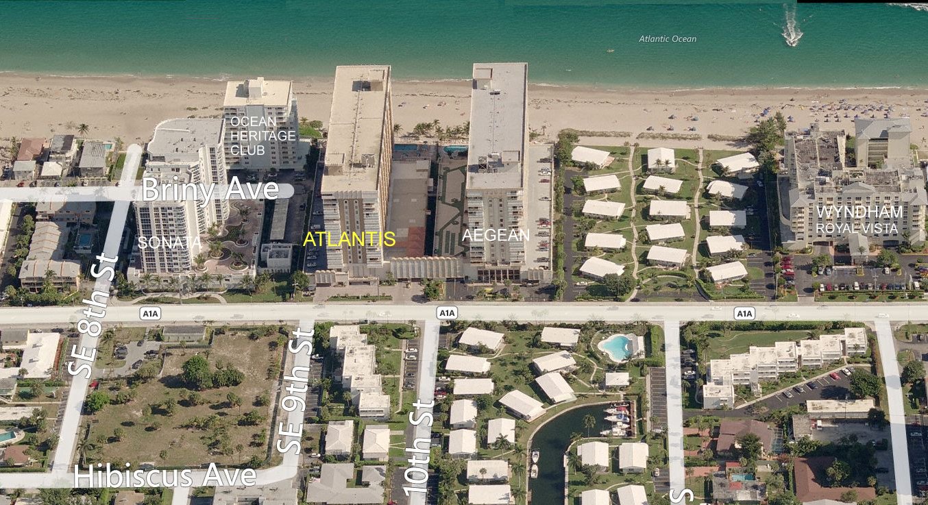 Aerial photo of Atlantis