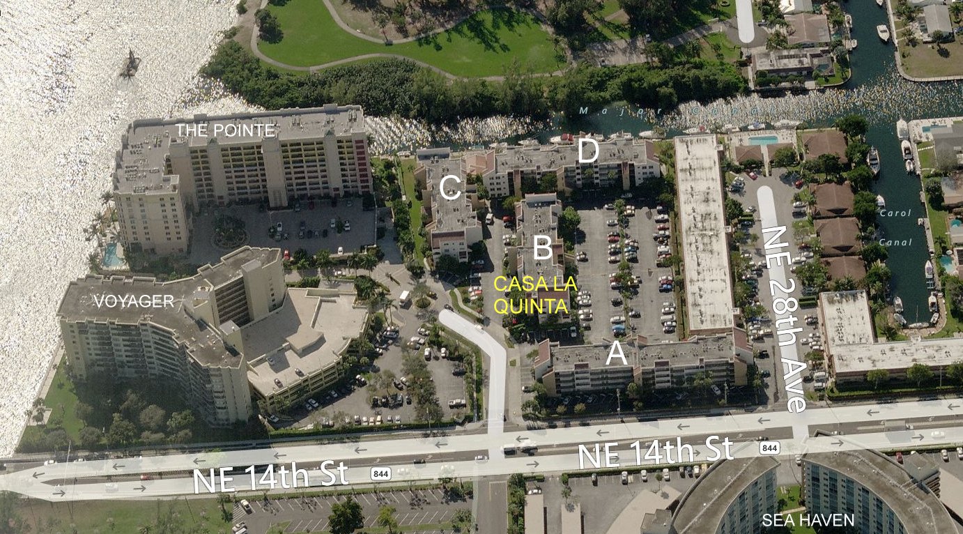 Aerial photo of Casa la Quinta