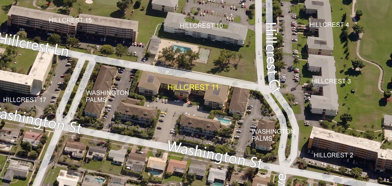 Aerial photo of Hillcrest Country Club 11