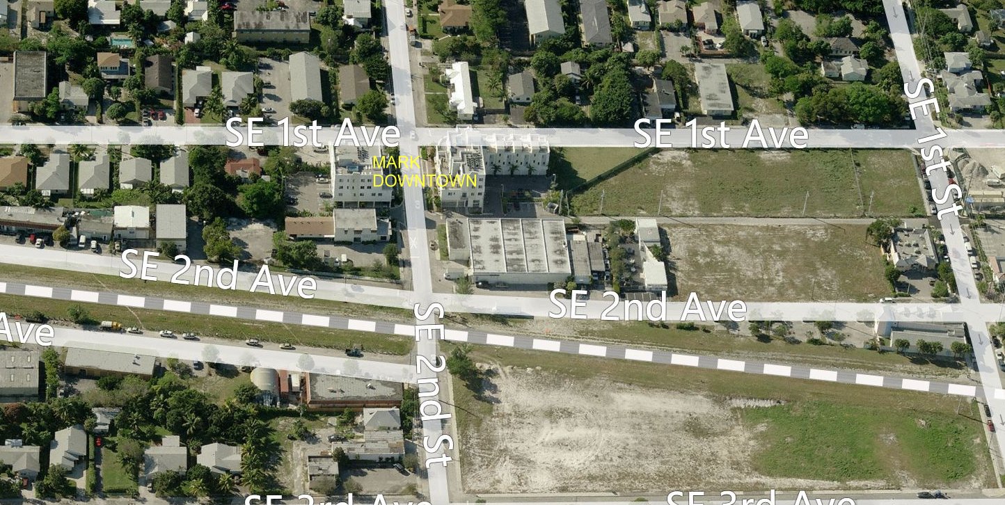 Aerial photo of Mark Downtown