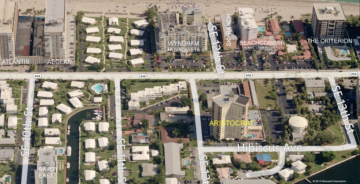 Aerial photo of Aristocrat