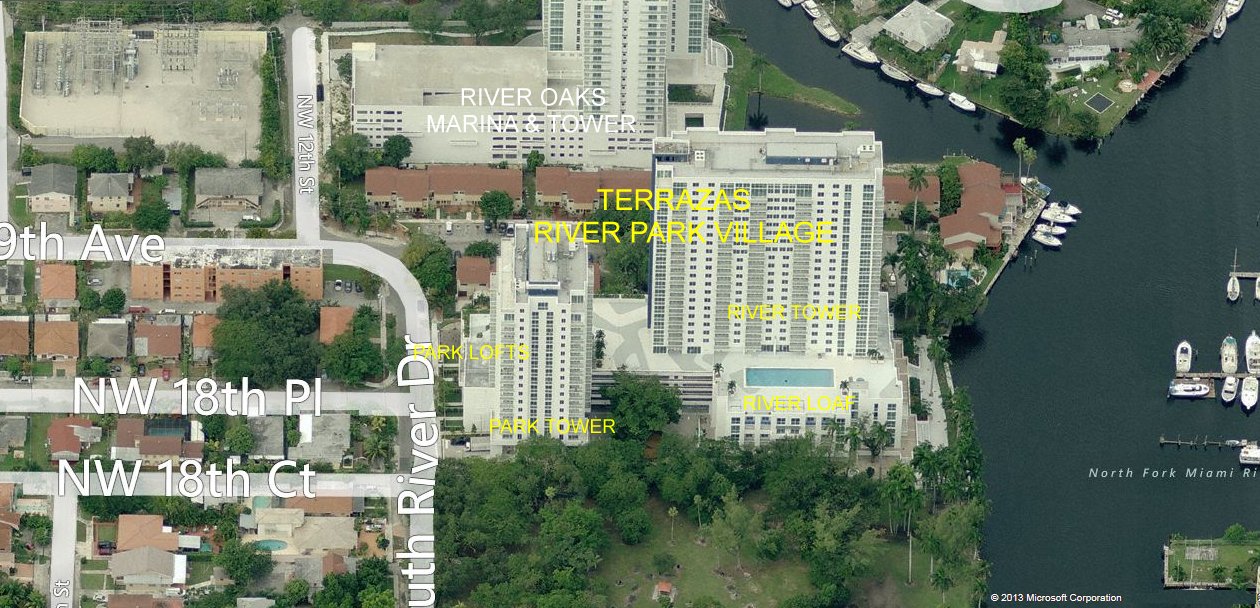 Aerial photo of Terrazas Park Village
