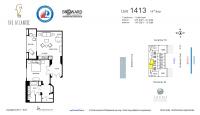 Unit 1413 floor plan