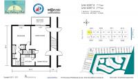 Unit 6307-2 floor plan