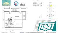 Unit 6377-1 floor plan