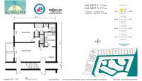 Unit 6407-1 floor plan