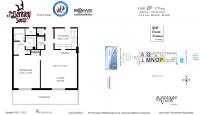 Unit 2P floor plan