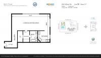 Unit 600 N Birch Rd # 206H floor plan