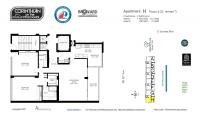 Unit 3-H floor plan