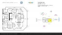 Unit 2801A floor plan