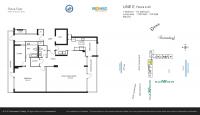 Unit 2 E floor plan