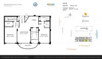 Unit 204S floor plan