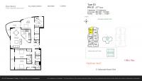 Unit PH01W floor plan