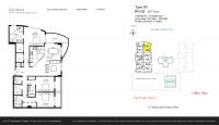 Unit PH02W floor plan