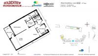 Unit 602 WEST floor plan