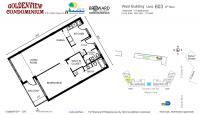 Unit 603 WEST floor plan