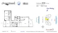 Unit 906 floor plan