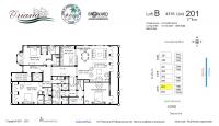 Unit 4316 - 201 floor plan