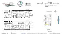 Unit 4316 - 402 floor plan