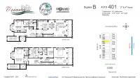 Unit 4318 - 401 floor plan