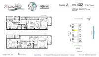 Unit 4318 - 402 floor plan