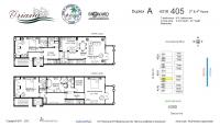 Unit 4318 - 405 floor plan