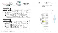 Unit 4318 - 406 floor plan