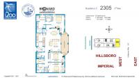 Unit 2305 floor plan