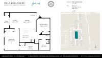 Unit 9625 Amarante Way # 3 floor plan