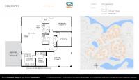 Unit 2022 Hampstead Cir # 284 floor plan