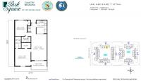 Unit H-401 floor plan