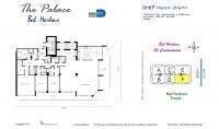 Unit PHF floor plan