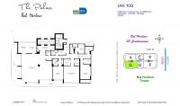 Unit 10G floor plan