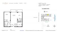 Unit 5E floor plan