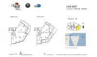 Unit 4501 floor plan