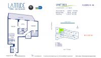 Unit 1403 floor plan