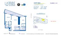 Unit 1409 floor plan