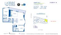 Unit 1411 floor plan