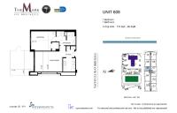 Unit 608 floor plan