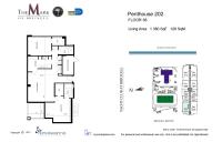 Unit PH202 floor plan